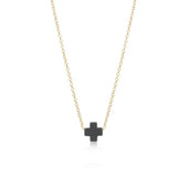 eNewton Design 26 N16GSCxx	16" Necklace Gold - Signature Cross - 8 Styles