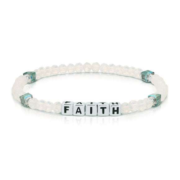 My Fun Colors FC CW958 FAITH Colorful Opal Crystal Words Bracelet