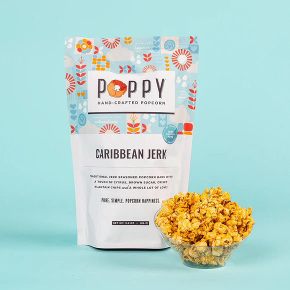 Poppy Handcrafted Popcorn PHP JKMBC Carribean Jerk Market Bag