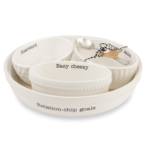 Mud Pie Fiesta Chip Bowl & Dip Set