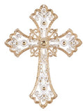 Raz Imports RZ 4019194x Jeweled Cross Ornament, 5in - 2 Styles
