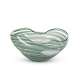 Park Hill Collection PHC D-028-3-428-94A Everly Glass Bowl, Sea Mist
