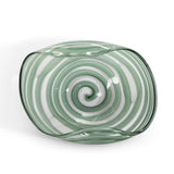 Park Hill Collection PHC D-028-3-428-94A Everly Glass Bowl, Sea Mist