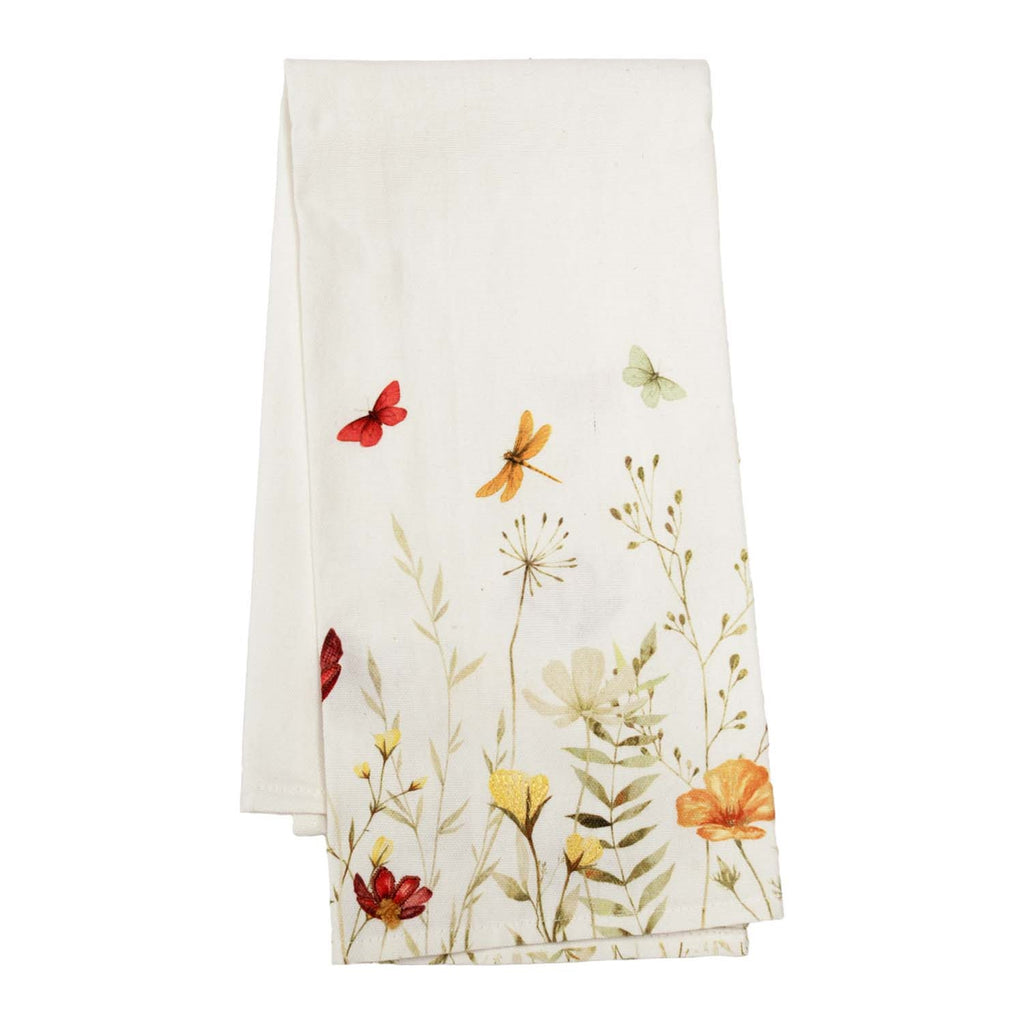 Wing Tai Trading Wildflowers Tea Towel