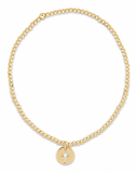 eNewton Design 26 EGBCLG2 egirl Classic Gold 2mm Bracelet - 8 Styles