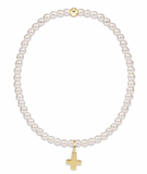 eNewton Design 26 EGBCLPE3SCG egirl Classic Pearl 3mm Bracelet - 5 Styles