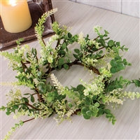 succulent candle ring Wing Tai Trading WTT FAQ11343CLL SUCCULENT LEAF & TINY FLOWER LARGE CA – Piper Lillies Gift Shoppe