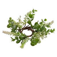 succulent candle ring Wing Tai Trading WTT FAQ11343CSS SUCCULENT LEAF & TINY FLOWER MINI CAN – Piper Lillies Gift Shoppe
