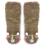 Oooh Yeah OY GWS8870 Plush Slipper Socks, Llama Call You - One Size