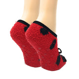 Oooh Yeah OY GWS8871 Fuzzy Socks, Lady Bug