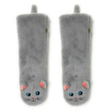 Oooh Yeah OY GWS9910 Plush Slipper Socks, Here Kitty Kitty - One Size