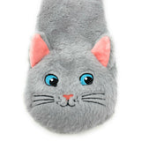 Oooh Yeah OY GWS9910 Plush Slipper Socks, Here Kitty Kitty - One Size
