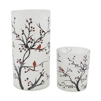 Wing Tai Trading WTT GXS39331-2S Frosted Tree Branch Jars - 3.95
