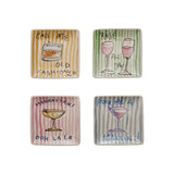 Hazel Mazel HM0199A Stoneware Plate w Saying - 4 Styles