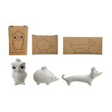 Hazel Mazel HM0395A Stoneware Mini Vases 2.0"