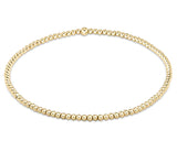 eNewton Design 26 EGBCLG2 egirl Classic Gold 2mm Bracelet - 8 Styles