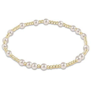 ENEWTON DESIGN ED BHOPUNWPE4 HOPE UNWRITTEN 4MM BEAD BRACELET - PEARL