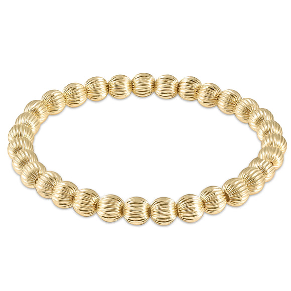 ENEWTON DESIGN ED BEXDIGG6 EXTENDS- DIGNITY GOLD 6MM BEAD BRACELET