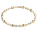 eNewton Design 26 BDIGSING4xx Dignity Sincerity Gold 4mm Bracelet - 10 Styles