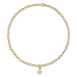 eNewton Design 26 BCLG2xx Classic Gold 2mm Bracelet - 7 Styles