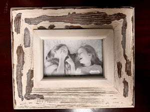 MUD PIE MP CREAM WEATHERED PICTURE FRAMES 3 SIZES