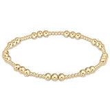 eNewton Design 26 BJOYGx Joy Gold 4mm Bracelet - 3 Sizes
