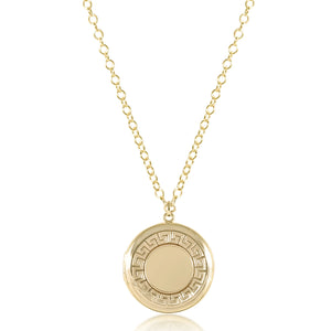 ENEWTON DESIGN ED N18GCHMDG 18" Necklace Gold - Cherish Medium Locket - Gold