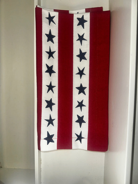 Tableau Collections TC 161-10214 Standard Stars and Stripes Cloth Napkin