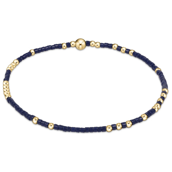 ENEWTON DESIGN ED BEXGDHOPUNWMNA EXTENDS - GAMEDAY HOPE UNWRITTEN BRACELET - MATTE NAVY