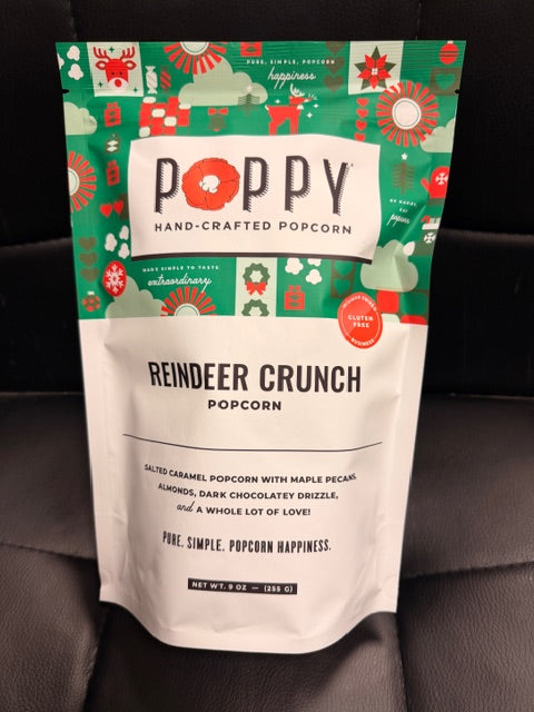 Poppy Handcrafted Popcorn PHP RCMBC Reindeer Crunch Market Bag