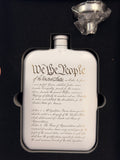 Well Told 26 36348x Historic Pocket Flask - We The People - 2 Colors