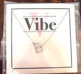 Vibe Jewelry VJ VN.xx Hanging Initial on Necklace - Silver or Gold