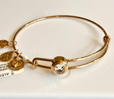 Alex And Ani 22 SSEWBxx Sacred Stud Wire Bangle
