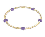 eNewton Design 26 BSCSM2Gxx Signature Cross Small 2mm Gold Bracelet - 15 Styles