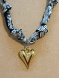 InspireDesigns 26 CBB33xx Scarf Necklace with Charm - 10 Styles