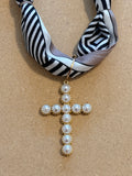 InspireDesigns 26 CBB33xx Scarf Necklace with Charm - 10 Styles