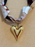 InspireDesigns 26 CBB33xx Scarf Necklace with Charm - 10 Styles