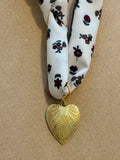 InspireDesigns 26 CBB33xx Scarf Necklace with Charm - 10 Styles