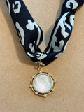 InspireDesigns 26 CBB33xx Scarf Necklace with Charm - 10 Styles