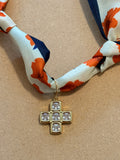 InspireDesigns 26 CBB33xx Scarf Necklace with Charm - 10 Styles