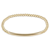 eNewton Design 26 BEXCLG3xx Extends Classic Gold 3mm Bracelet - 9 Styles
