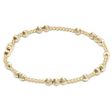 eNewton Design 26 BHOPDIGGx Hope Unwritten Dignity Gold Bracelet - 3 Sizes
