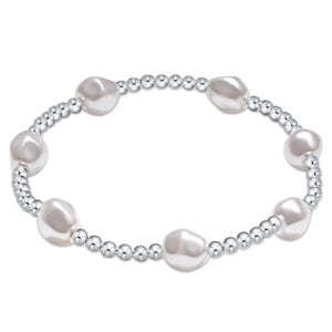 ENEWTON DESIGN ED BEXADSS3PE Extends Admire Sterling 3MM Bead Bracelet - Pearl