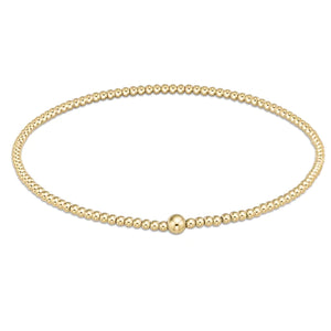 ENEWTON DESIGN ED BBANCLG2 CLASSIC GOLD 2MM  BEAD BANGLE