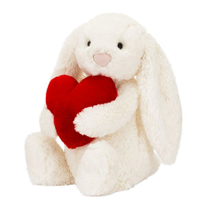 Jellycat Inc JI BB3LOVE Bashful Red Love Heart Bunny