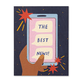 Compendium CD 11184 Congratulations Card "The best news!"