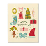 Compendium CD 11187 "Merry everything." Holiday Card