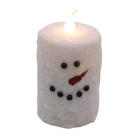 Wing Tai Trading WTT LXS09433T Medium Snowman Votive Pillar - 2 x 3"