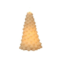 Wing Tai Trading WTT LXS39412T LARGE WHITE LED CHRISTMAS TREE CANDLE - TS