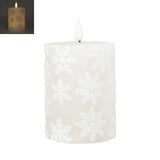 Wing Tai Trading WTT LXS5909x White Snowflake LED Pillar - 2 Sizes
